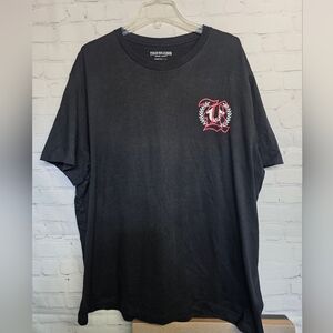 True Religion Black World Tour Relaxed Fit T-Shirt